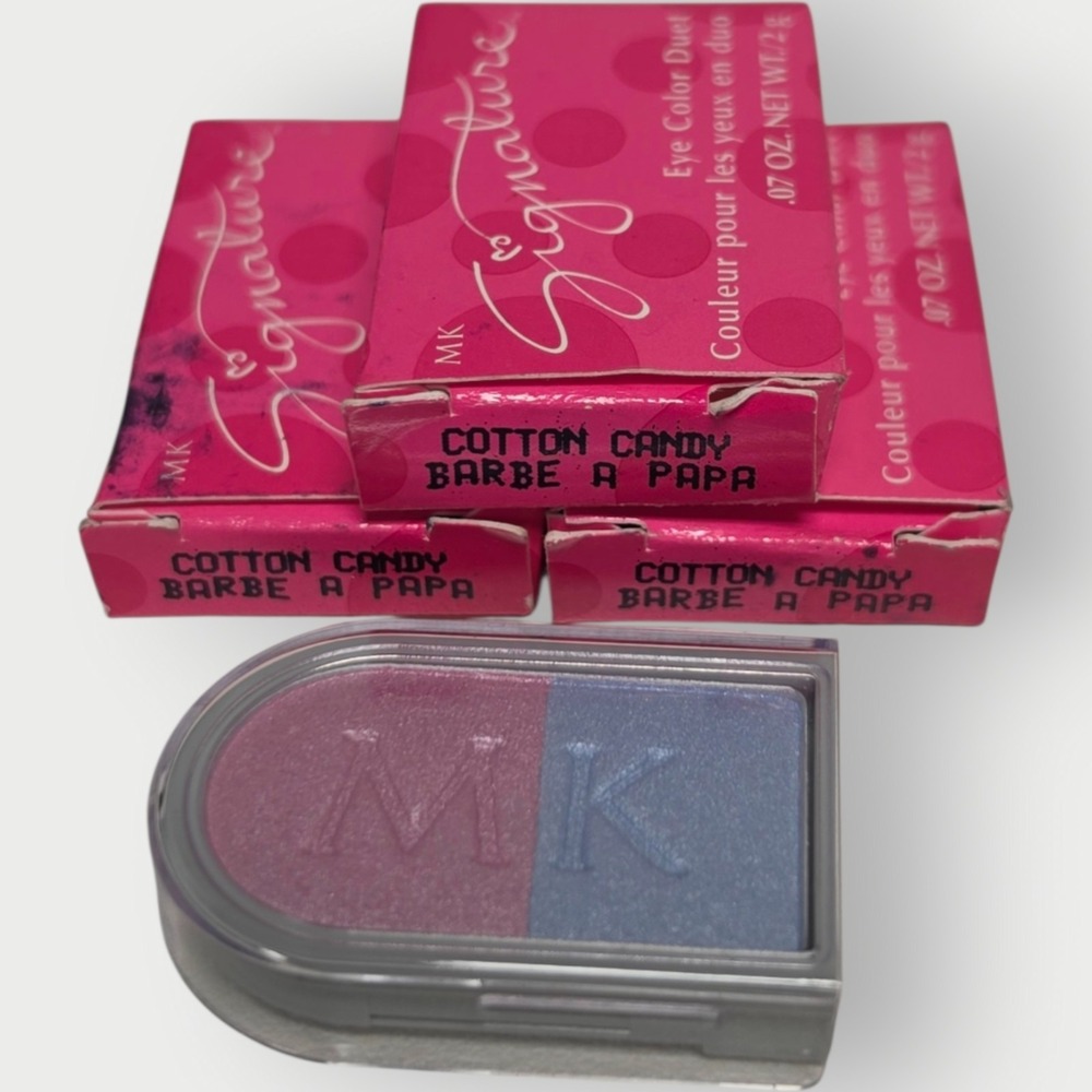 LOT 3 Mary Kay Signature Eye Color Duet COTTON CANDY 886400 Eyeshadow .07 OZ NOS